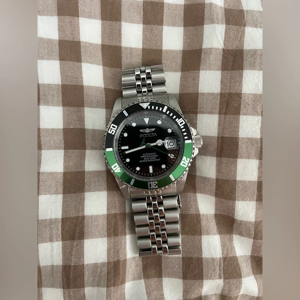 Invicta Pro Diver - Black/Green Bezel Automatic